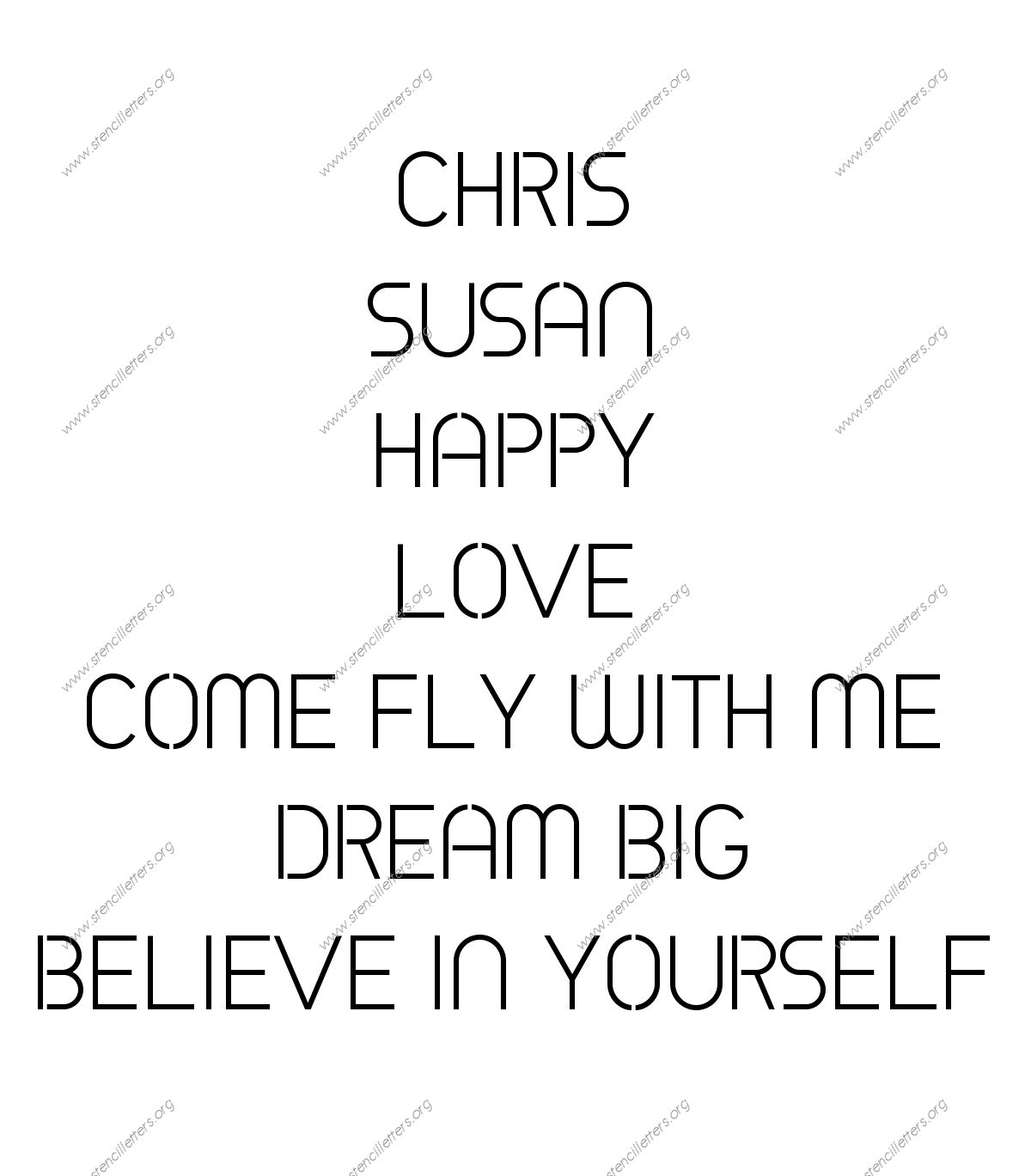 Avant-garde Circle Names, Words, Phrases samples