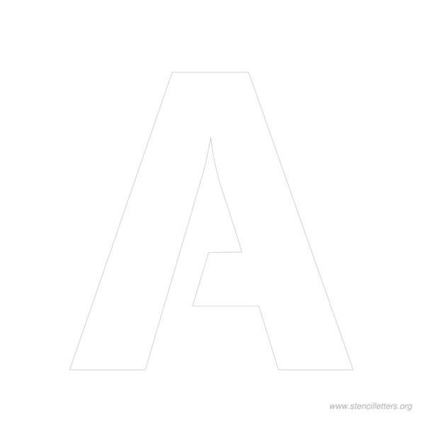 10 inch stencil letter a 10 inch stencil letter a