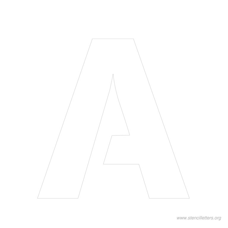 11 inch stencil letter a 11 inch stencil letter a