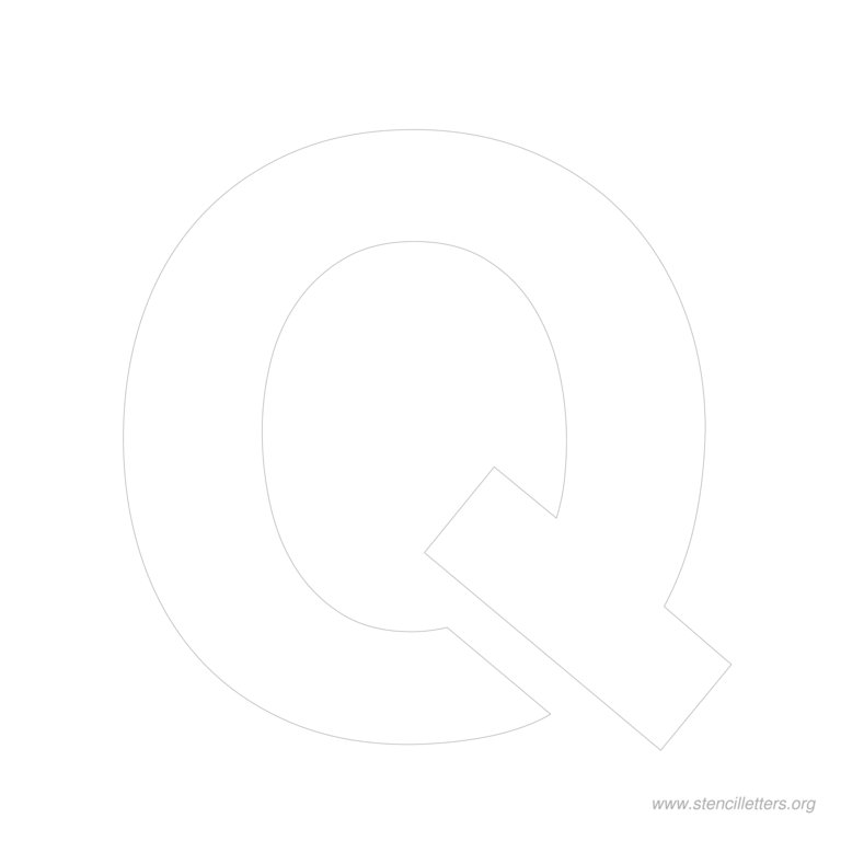 11 inch stencil letter q 11 inch stencil letter q
