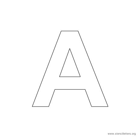 uppercase arial stencil letter a uppercase arial stencil letter a
