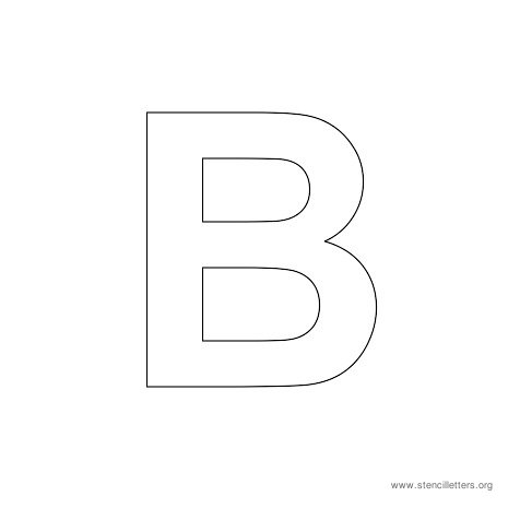 uppercase arial stencil letter b uppercase arial stencil letter b