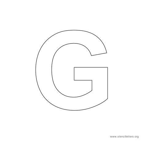 uppercase arial stencil letter g uppercase arial stencil letter g