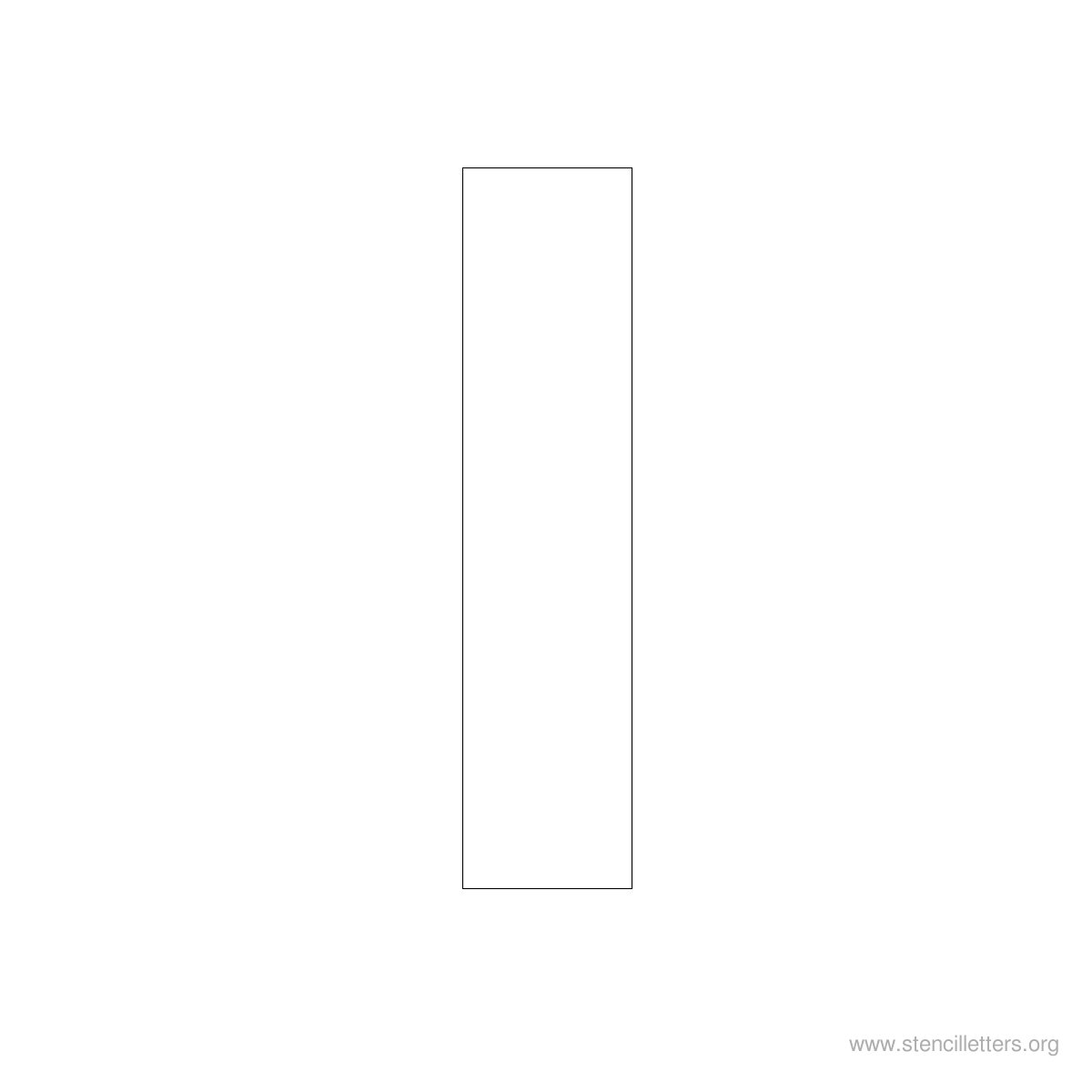 Large Stencil Letters Style #1 I Large Stencil Letters Style #1 I