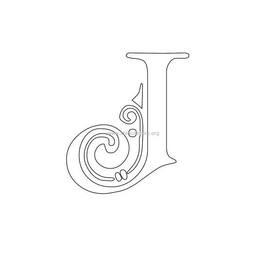 floral wall stencil letter j floral wall stencil letter j