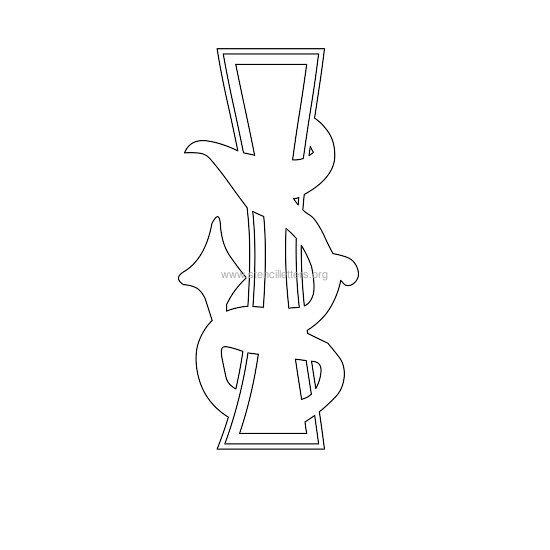 floral wall stencil letter j floral wall stencil letter j