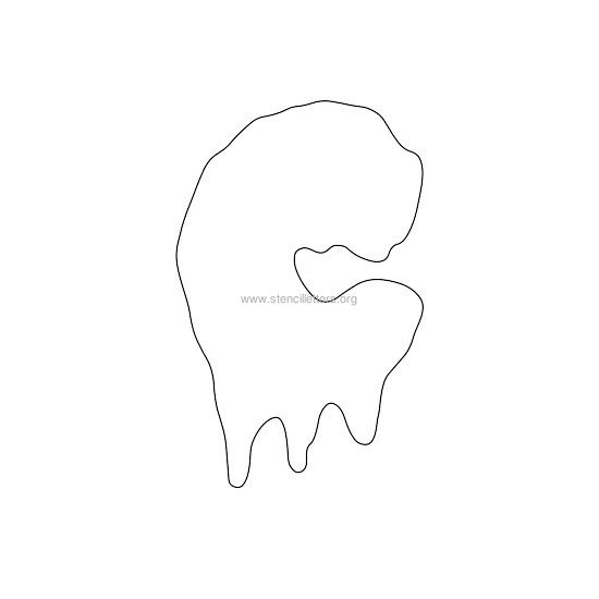 halloween stencil letter c halloween stencil letter c