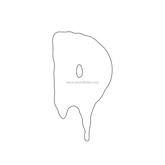 halloween stencil letter d halloween stencil letter d