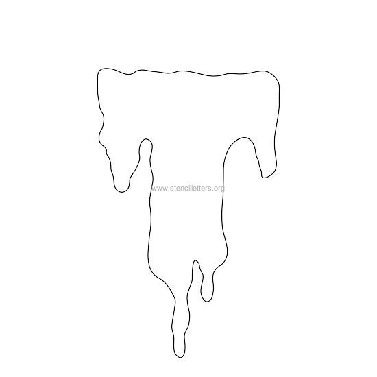 halloween stencil letter t halloween stencil letter t