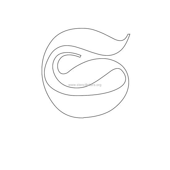 uppercase old-english wall stencil letter s uppercase old-english wall stencil letter s